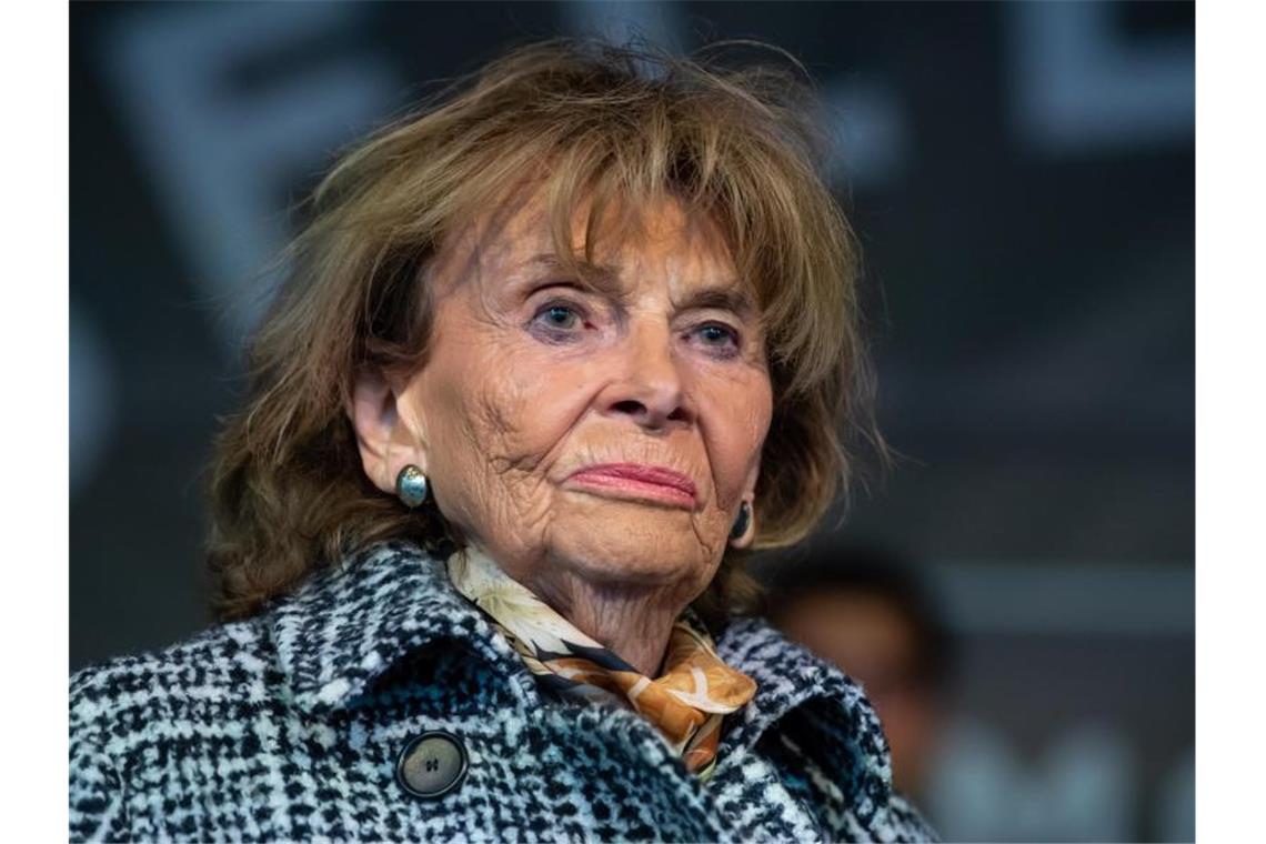Knobloch fordert Maßnahmen gegen Antisemitismus Charlotte Knobloch, Präsidentin der Israelitischen Kultusgemeinde München und Oberbayern. Foto: Sven Hoppe/dpa/Archiv