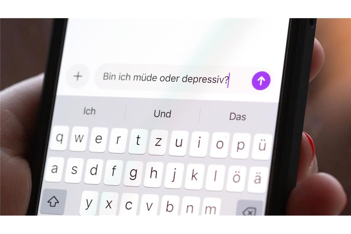 Chatbots werden für viele zum Gesprächspartner bei seelischen Problemen (Symbolfoto).