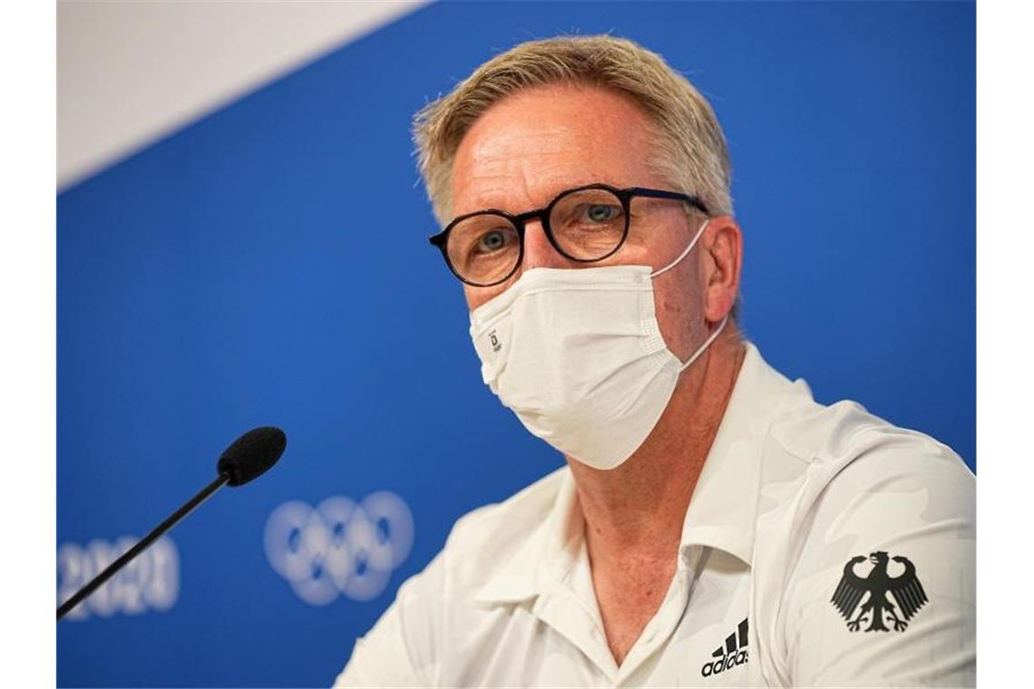 Chef de Mission des deutschen Olympia-Teams in Tokio: Dirk Schimmelpfennig. Foto: Michael Kappeler/dpa