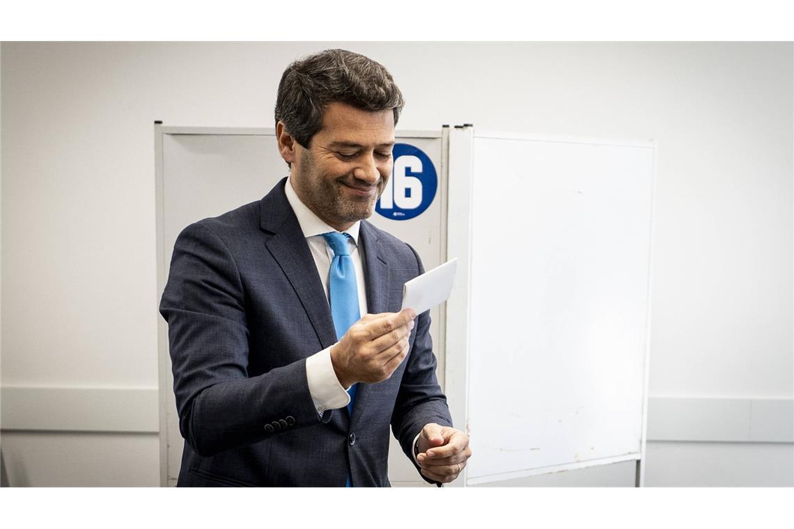 Rechtsruck überschattet Sieg der Konservativen Chega-Chef André Ventura an der Wahlurne.