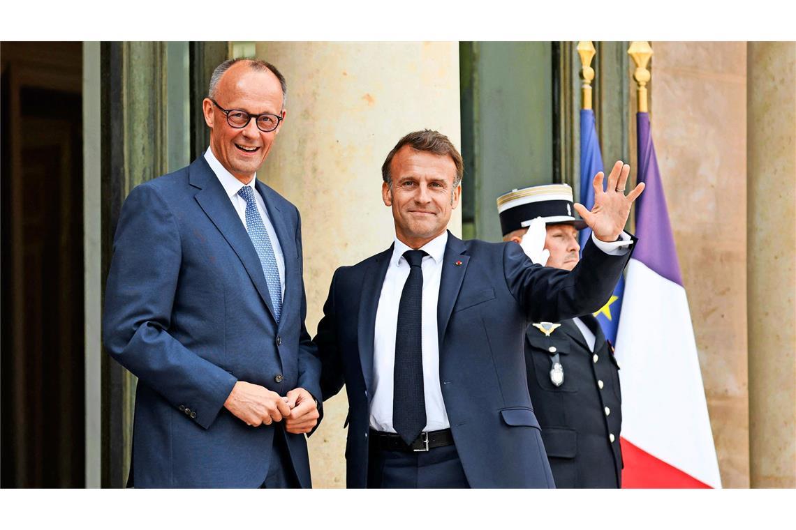 Schnelle Reisen nach Paris und Warschau „Cher Friedrich“ bei „Cher Emmanuel“ in Paris