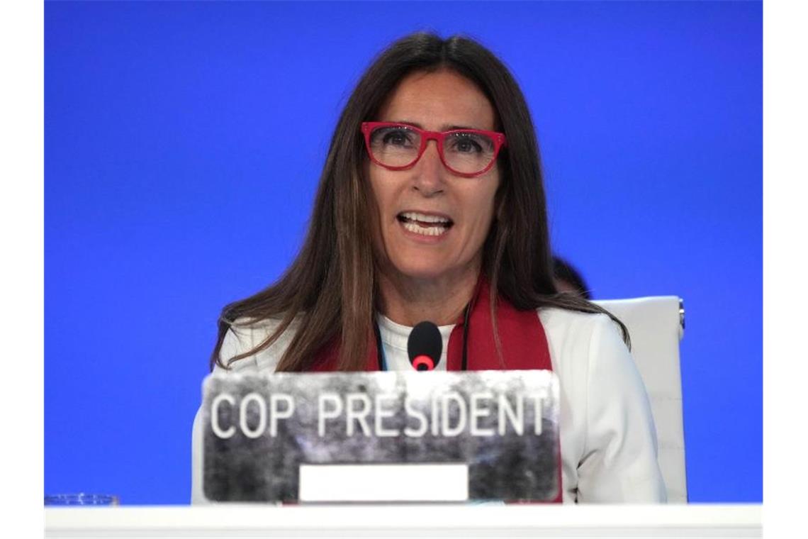 UN-Klimachefin: Ohne Änderungen droht „düstere Zukunft“ Chiles Umweltministerin Carolina Schmidt während der Eröffnung des UN-Klimagipfels COP26. Foto: Christopher Furlong/PA Wire/dpa