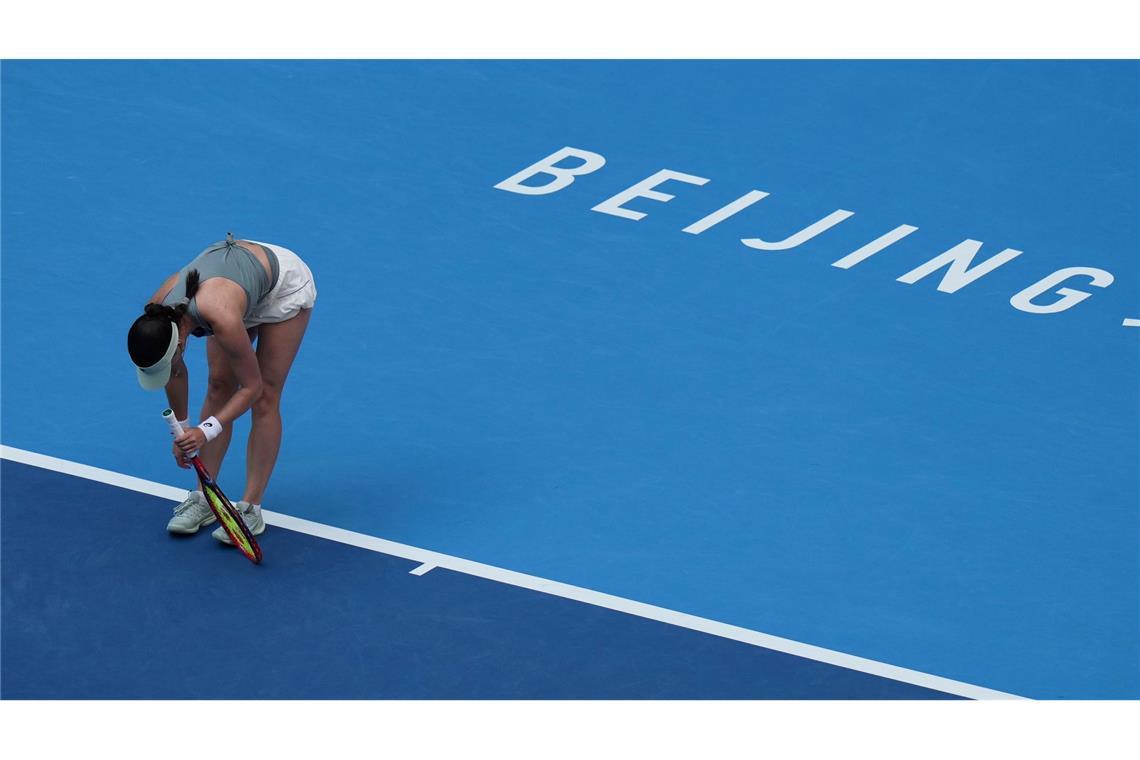 Bilder des Tages China Open in Peking: Eva Lys unterliegt Gauff im WTA-Viertelfinale.