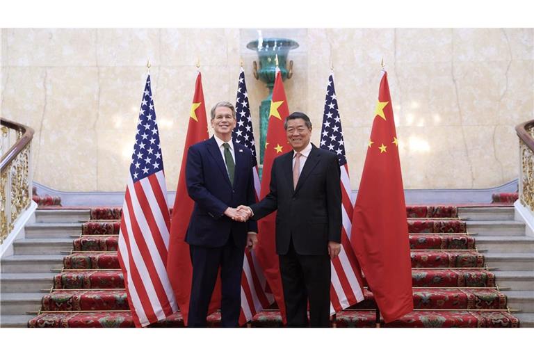 China und die USA sprechen in London über ihren Handelsstreit.