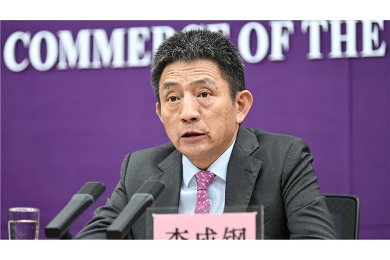 Chinas internationaler Chefverhandler Li Chenggang kommentierte Li Qiangs Ankündigung.