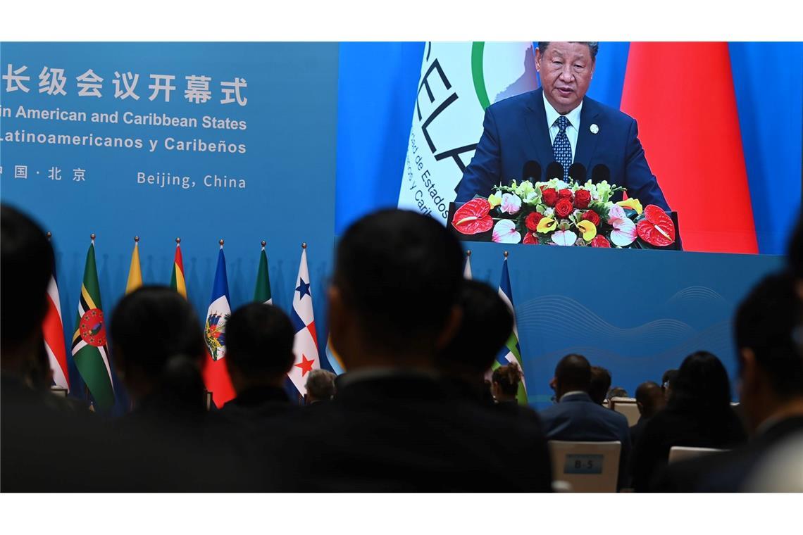 Neue Wege im Zollstreit? Warum China um Lateinamerika buhlt Chinas Präsident warb vor Regierungsvertretern lateinamerikanischer Staaten für mehr Handel.