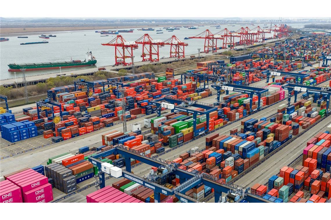 Chinas Wirtschaftsleistung wird von Exporten mit angetrieben. (Symbolbild)