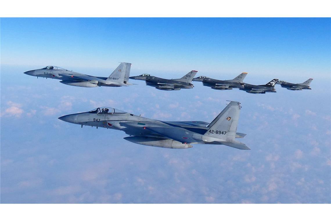 Chinesische Militärflugzeuge sollen japanische Kampfjets mit ihrem Feuerleitradar ins Visier genommen haben. (Archivfoto)