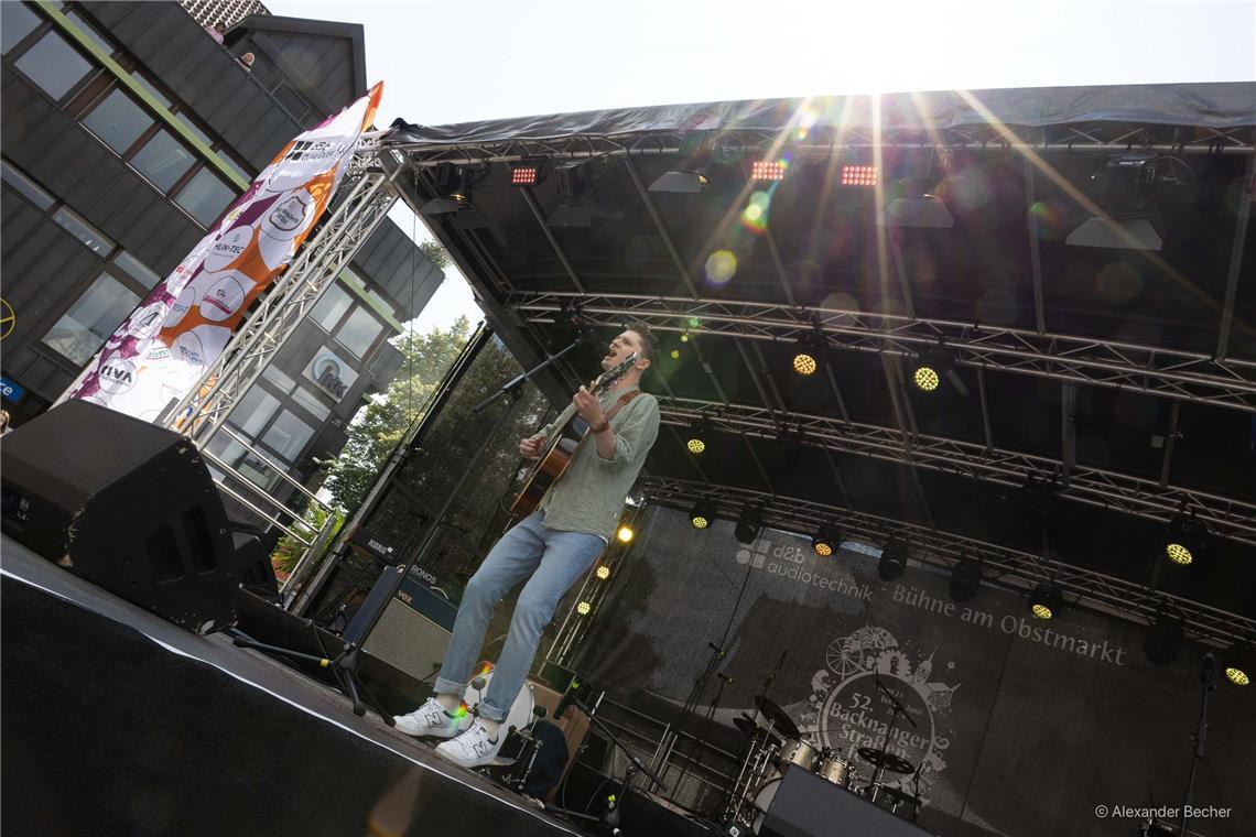 Chris Balog // Nachwuchsfestival, 52. Backnanger Straßenfest