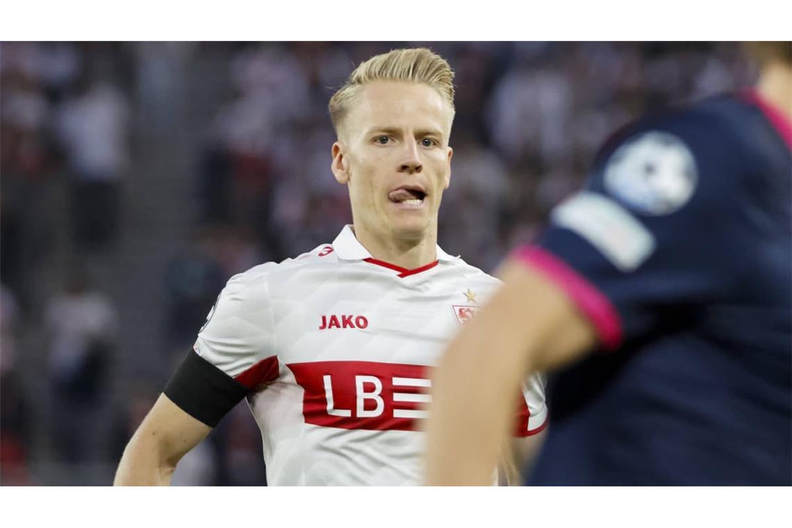 Chris Führich gab alles und brachte den VfB immer wieder nach vorne.