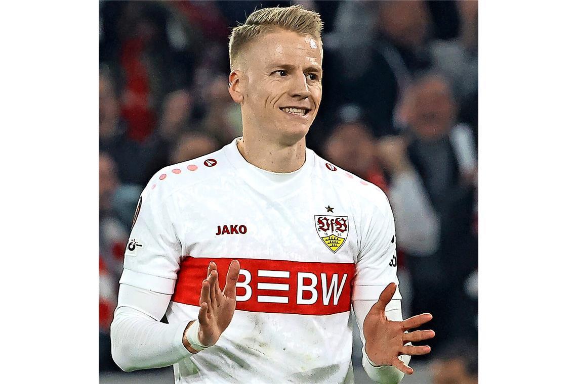 Chris Führich präsentiert sich gegen den VfL Wolfsburg in Bestform.