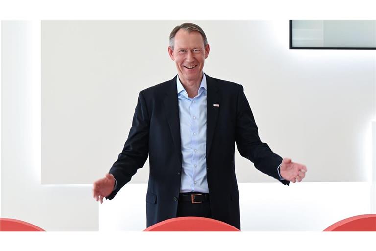 Christian Fischer, stellvertretender Vorsitzender der Geschäftsführung der Robert Bosch GmbH, aufgenommen vor der Bilanz-Pressekonferenz. Am 4. Mai gibt Bosch im Rahmen einer Bilanz-Pressekonferenz seine Geschäftszahlen bekannt. (zu dpa: «Fischer will Bosch schneller und dezentraler machen»)