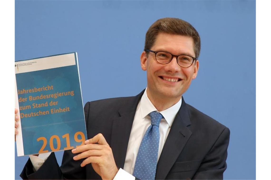 Ost-Beauftragter muss nach Lob für Thüringer Wahl gehen Christian Hirte, der Ostbeauftragte der Bundesregierung. Foto: Wolfgang Kumm/dpa