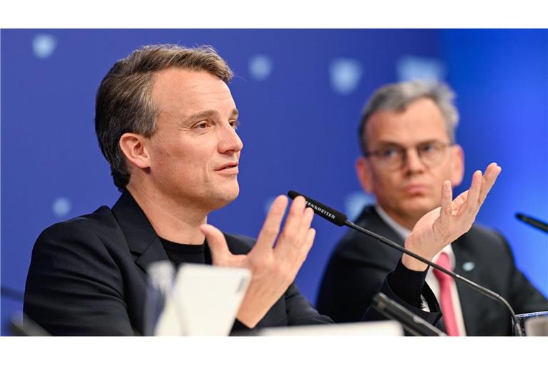 Christian Klein (links) ist Vorstandsvorsitzender von SAP.