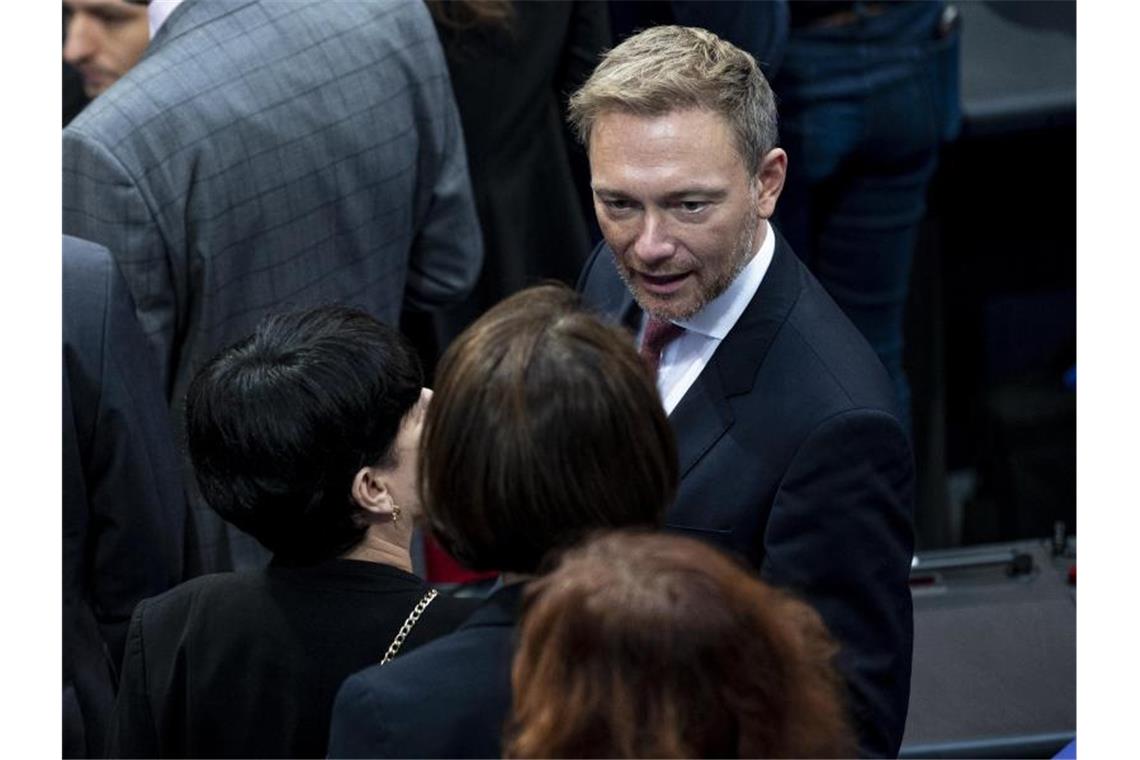 Koalition steuert auf Streit ums Tempolimit zu Christian Lindner, Fraktionsvorsitzender der FDP, spricht sich gegen ein generelles Tempolimit aus. Foto: Fabian Sommer/dpa