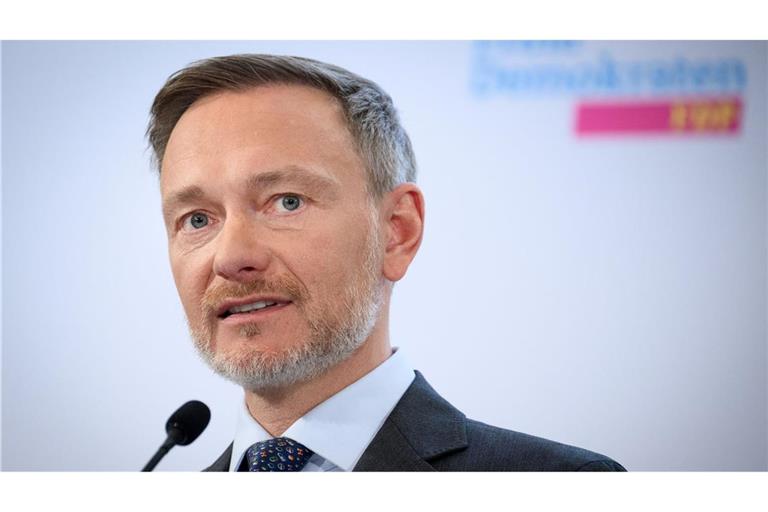 Christian Lindner gibt beim Parteitag FDP-Führung ab.