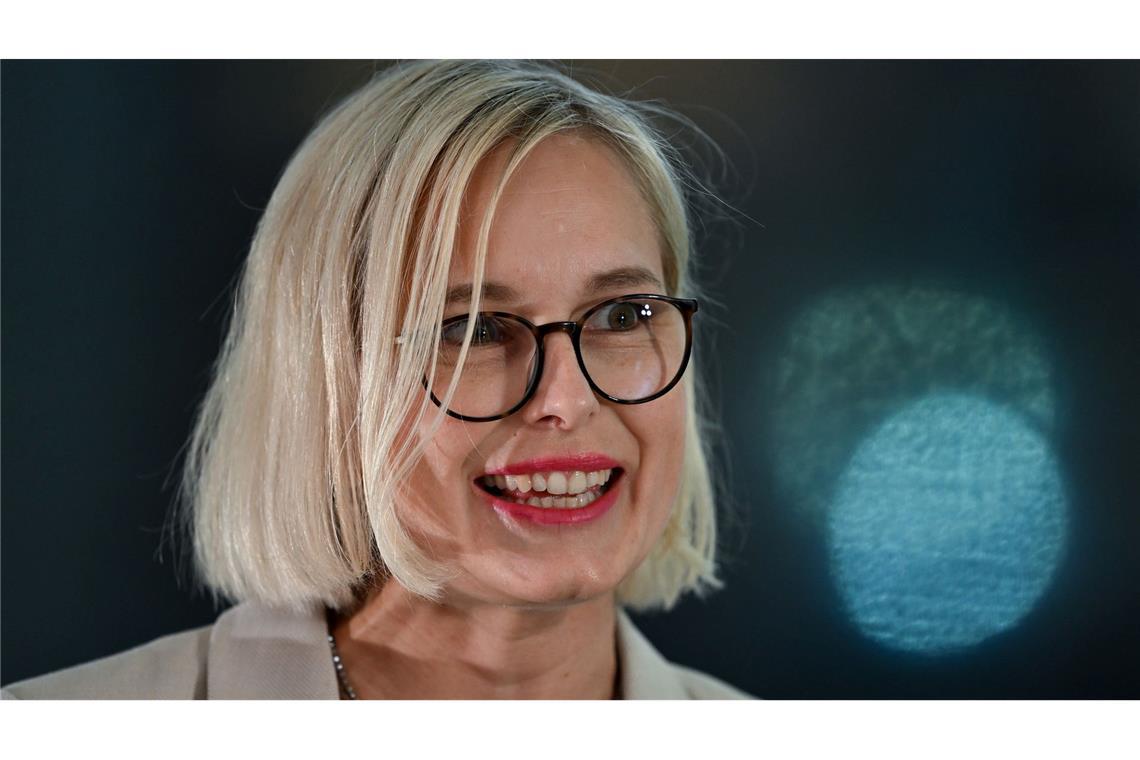 Christiane Schenderlein (CDU) ist Staatsministerin für Sport und Ehrenamt. Sie wird zusammen mit Steinmeier live beim EM-Finale der deutschen Basketballer in Riga dabei sein. (Archivfoto)