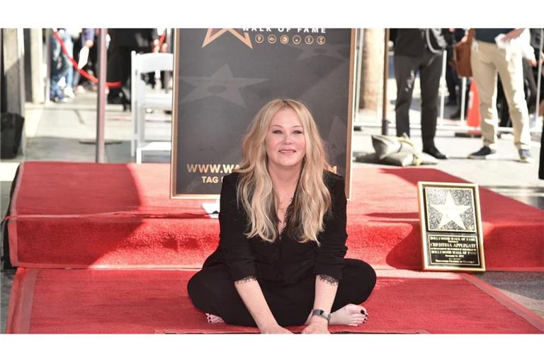 Christina Applegate wurde mit einem Stern auf dem Hollywood Walk of Fame geehrt. (Archivbild)