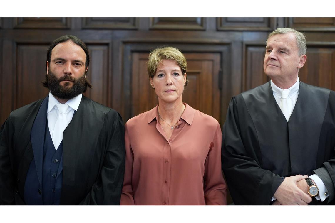 Block vor Gericht: "Entführung nicht in Auftrag gegeben" Christina Block im Gerichtssaal.