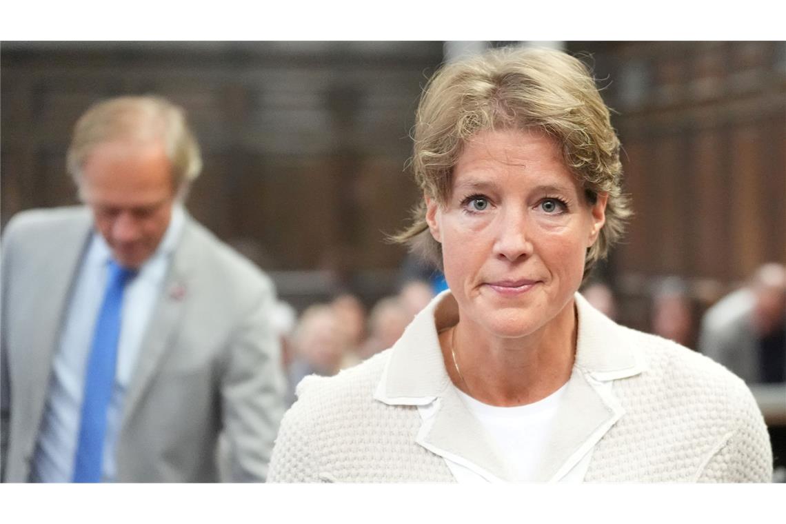 Christina Block ist in dem Prozess eine von sieben Angeklagten.