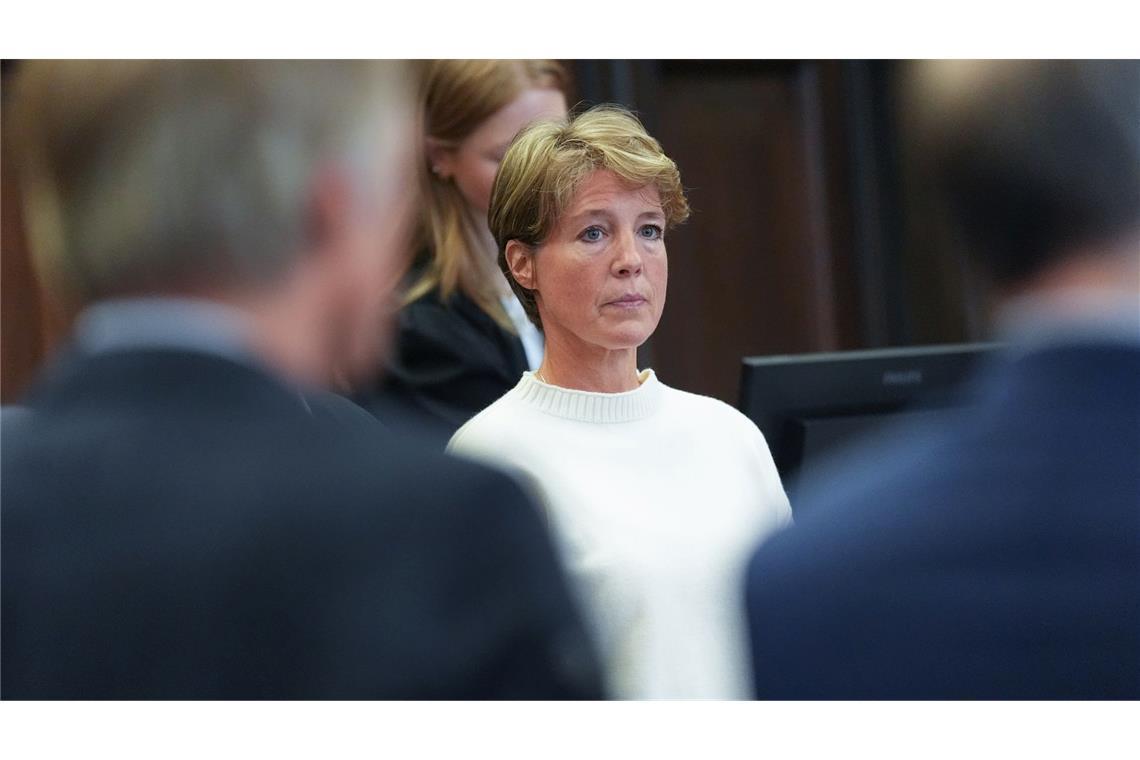 Christina Block reagiert mit Betroffenheit auf Audioaufnahmen von der Entführung ihrer Kinder in der Silvesternacht 2023/24.