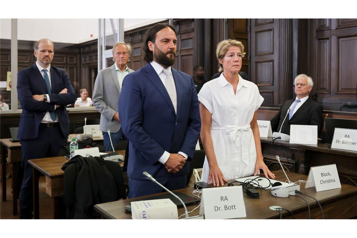 Christina Block und ihr Anwalt Ingo Bott