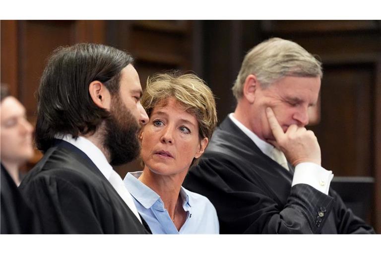 Christina Block wird vorgeworfen, die Entführung zweier ihrer Kinder in Auftrag gegeben zu haben.