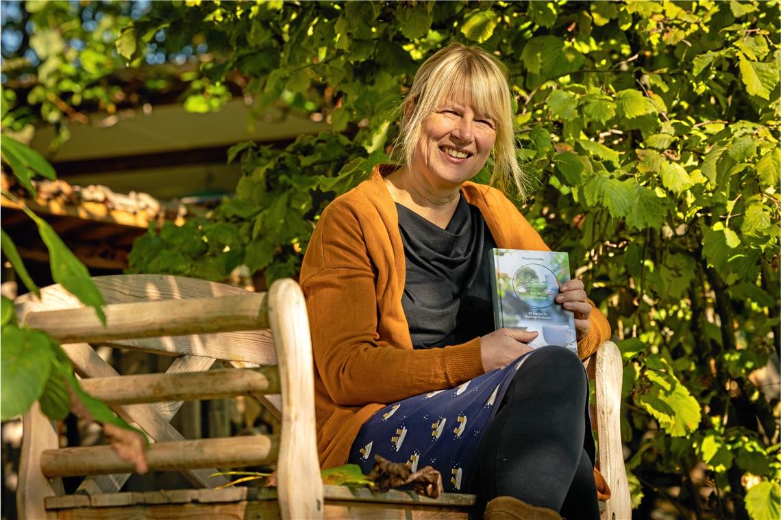 Christina Schöffler präsentiert ihr neues Buch „Slow living – Aus der Ruhe leben“ Christina Schöffler wirbt für Entschleunigung im Alltag. Foto: Alexander Becher