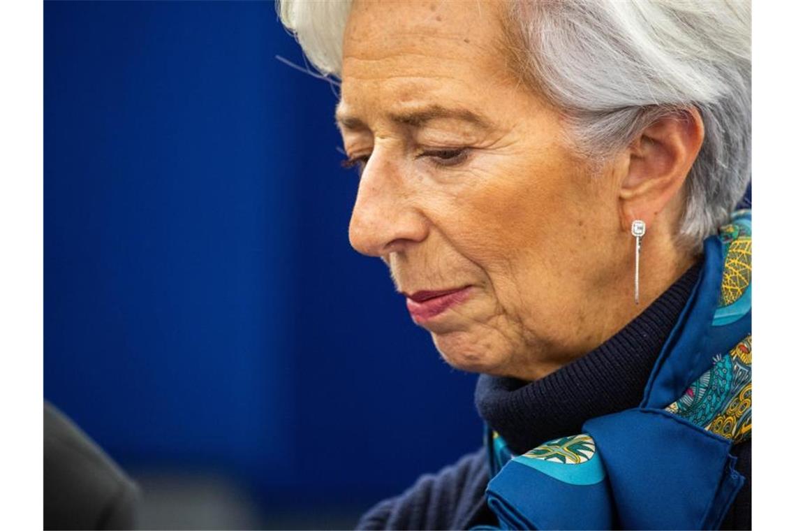 Notkredite und Anleihenkäufe: EZB stemmt sich gegen Pandemie Christine Lagarde, Chefin der Europäischen Zentralbank. Foto: Philipp von Ditfurth/dpa