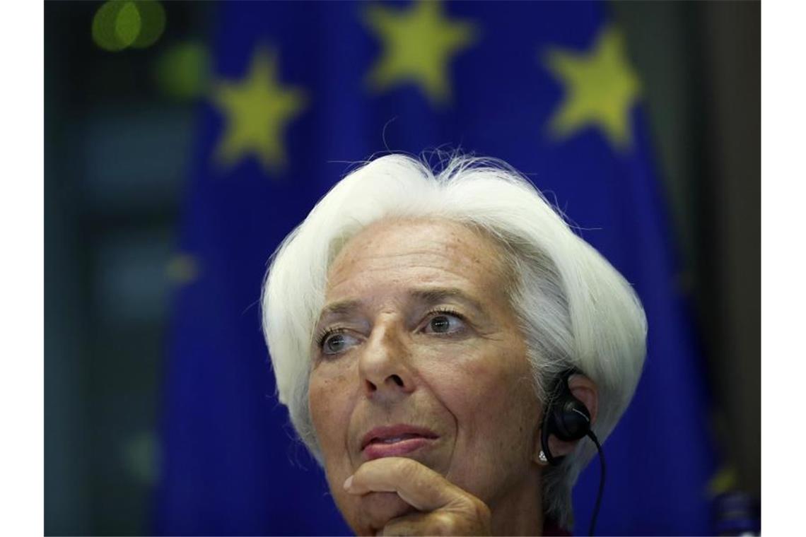 Christine Lagarde, die designierte EZB-Präsidentin, bei einer Befragung im Wirtschafts- und Währungsausschuss im Europaparlament. Foto: Francisco Seco