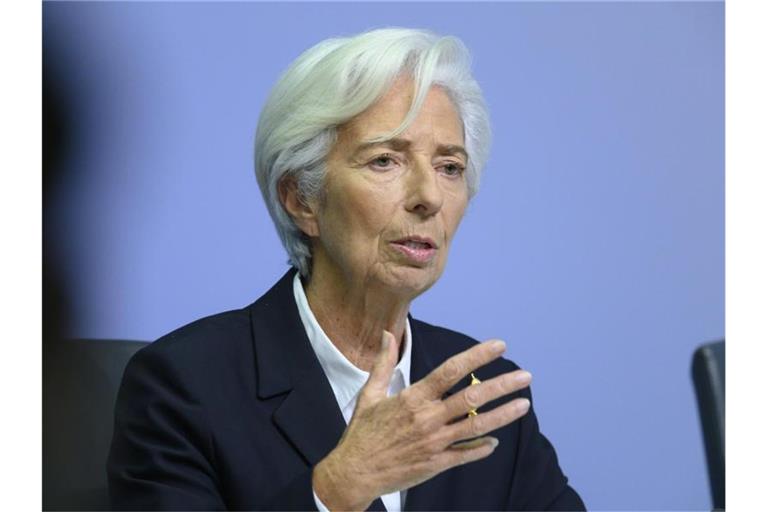 Christine Lagarde, Präsidentin der Europäischen Zentralbank (EZB). Foto: Boris Roessler/dpa