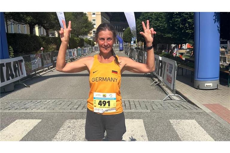 Christine Sigg-Sohn von der LG Esslingen holte bei den Trail-Run-Weltmeisterschaften in Tschechien Bronze. Nun gewann sie Silber bei den baden-württembergischen Halbmarathon-Meisterschaften.