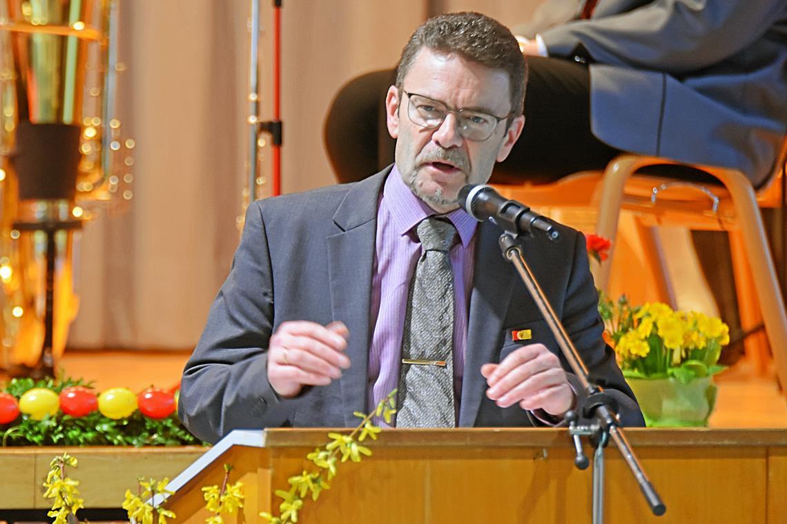 Großerlacher Bürgermeister Christoph Jäger tritt nicht mehr an Christoph Jäger kündigt seinen Abschied an. Er will sich künftig mehr der Musik widmen.