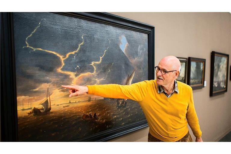 Christoph Müller 2013 in einer Ausstellung in Schwerin