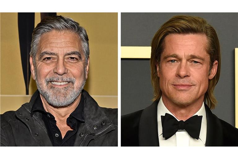 Clooney und Pitt sind in einem Trailer zum Film "Wolfs" von AppleTV+ erstmals seit 16 Jahren wieder gemeinsam vor der Kamera zu sehen.