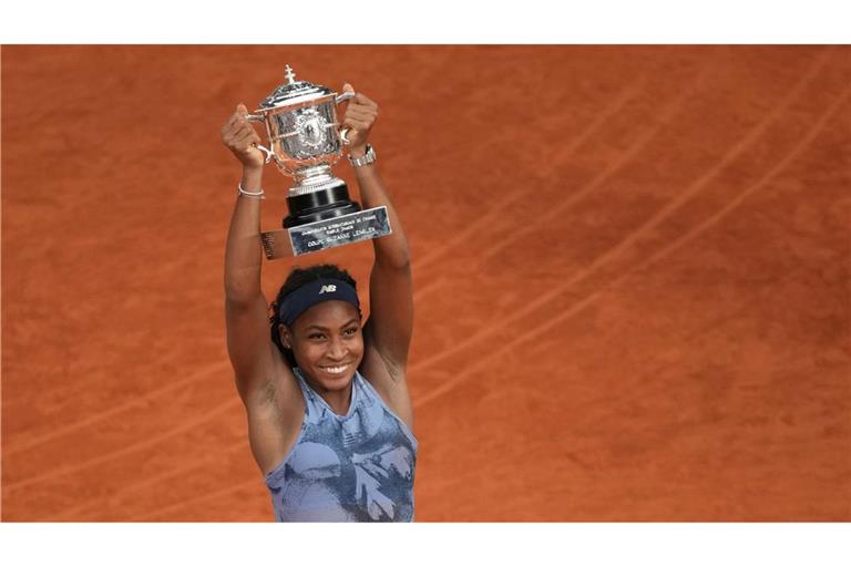 Coco Gauff dachte im Moment des Triumphs auch an die Minderheiten in den USA, die unter dem aktuellen Präsidenten Donald Trump leiden.