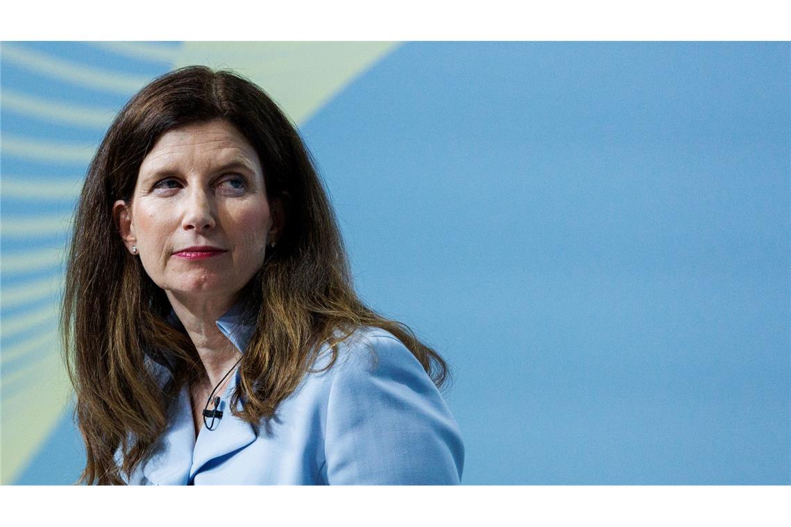 Commerzbank-Chefin Bettina Orlopp will die Eigenständigkeit des Instituts verteidigen. (Archivbild)