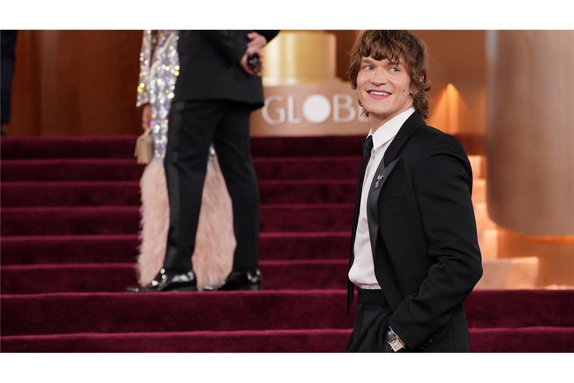 Connor Storrie (25) am Sonntag in Beverly Hills bei den Golden Globes. (Archivbild)