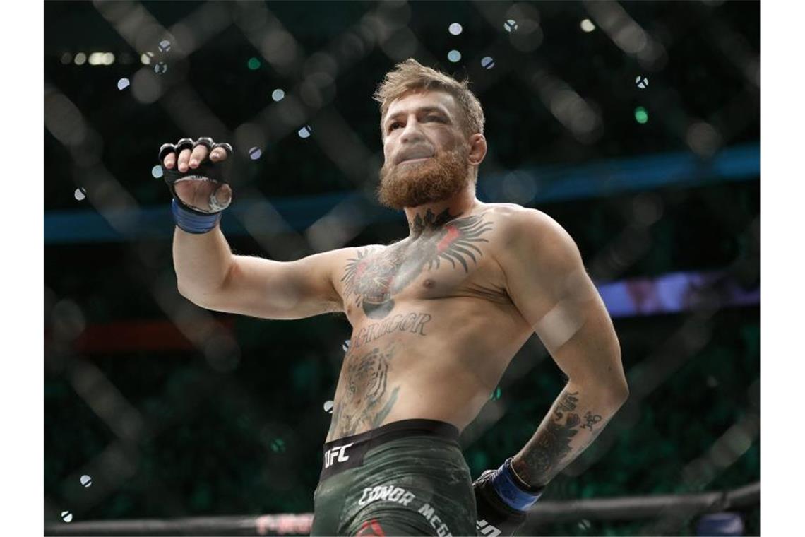 Großmaul vor Comeback: Käfig-König McGregor muss liefern Conor McGregor ist der Superstar unter den Mixed-Martial-Arts-Kämpfern. Foto: John Locher/AP/dpa