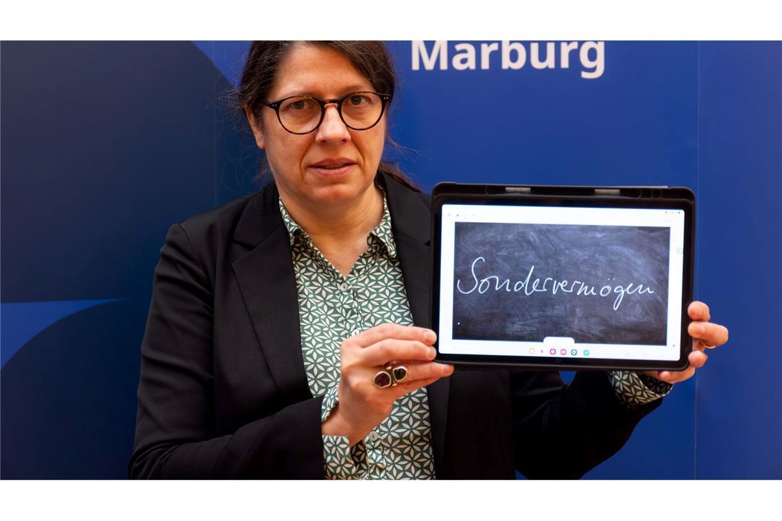 Constanze Spieß, Professorin am Institut für Germanistische Sprachwissenschaft der Philipps-Universität Marburg und Sprecherin der Unwort-Jury.