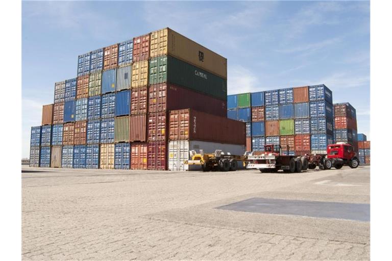 Container im Hafen von Argentiniens Hauptstadt Buenos Aires. Foto: Andres Perez Moreno