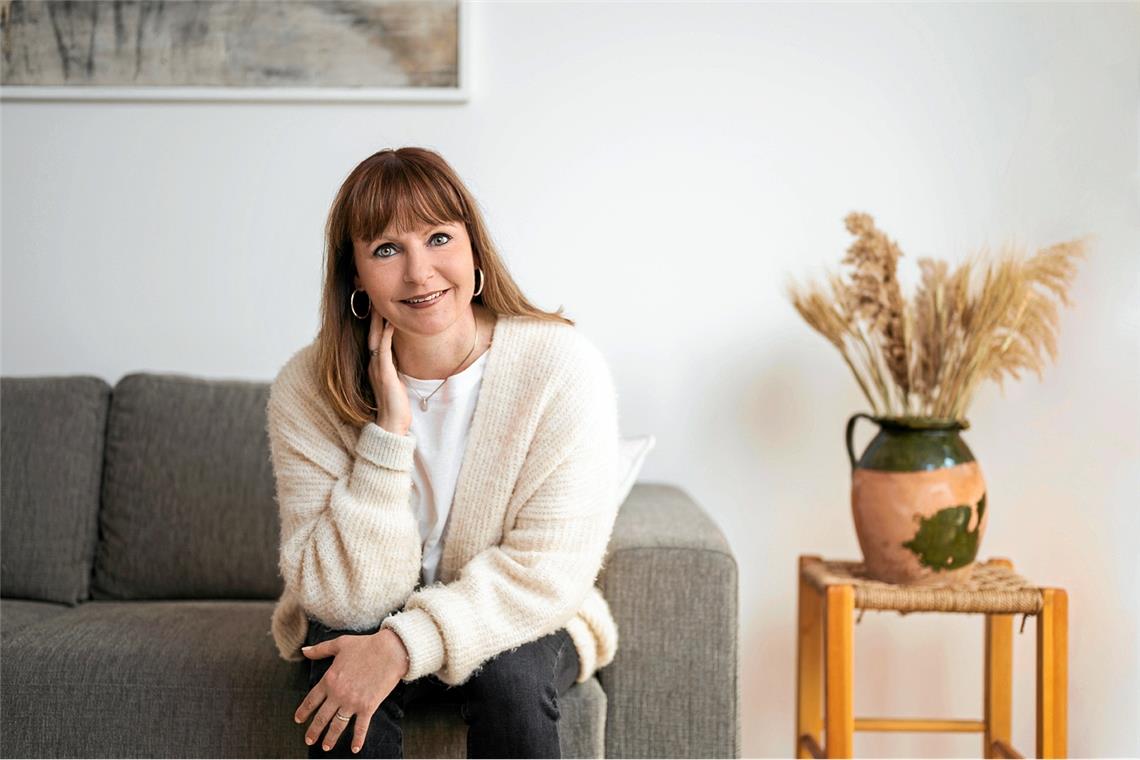 Der nächste Schritt – dank Corona Corinna Walz-Bollinger sieht voll Zuversicht in die Zukunft. Foto: www.janine-kyofsky.de