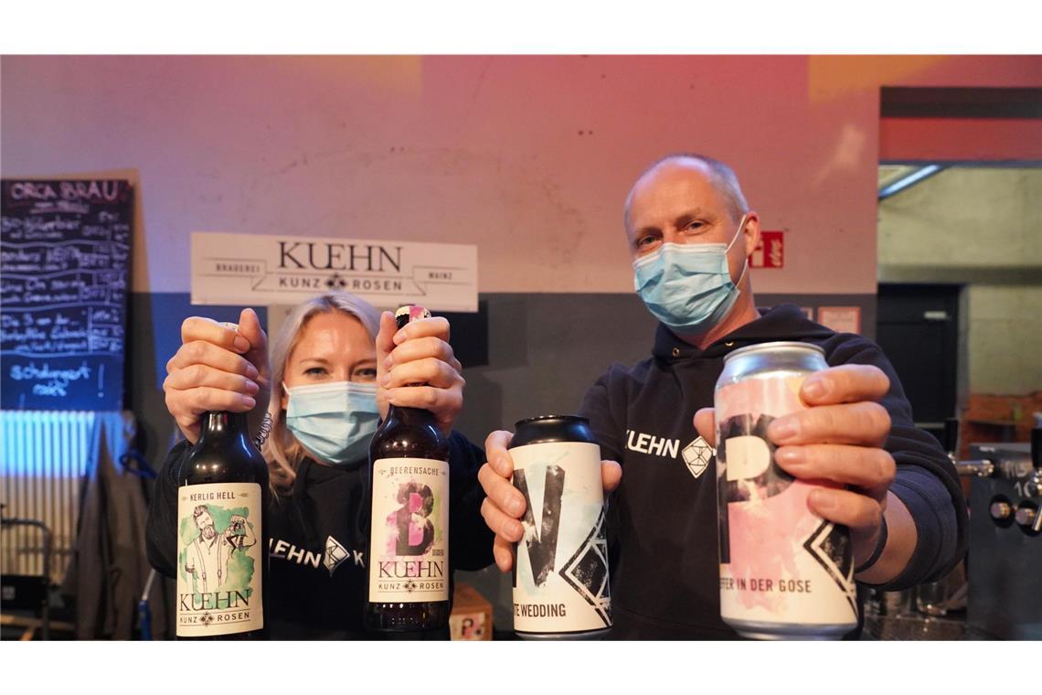 Craft-Beer-Festival während der Corona-Zeit.