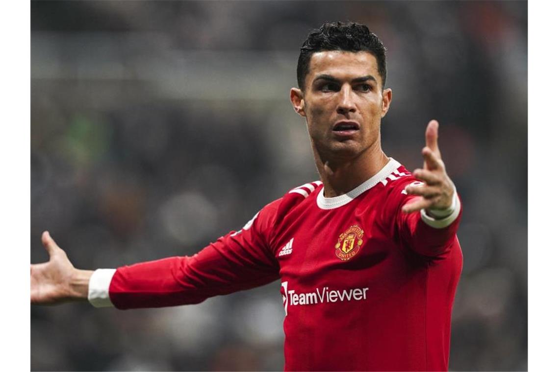 Ronaldo „nicht glücklich“ mit Uniteds Saisonverlauf Cristiano Ronaldo ist nicht wirklich zufrieden. Foto: Owen Humphreys/PA Wire/dpa