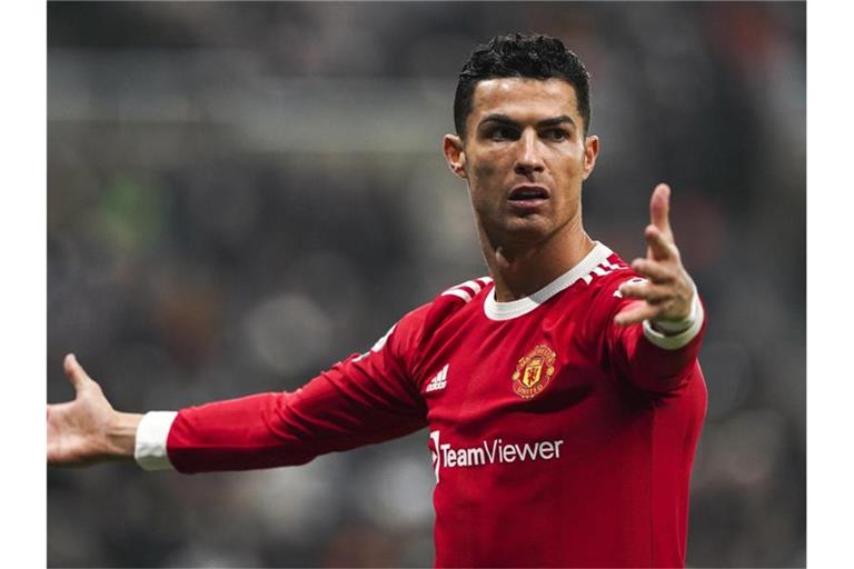 Cristiano Ronaldo ist nicht wirklich zufrieden. Foto: Owen Humphreys/PA Wire/dpa