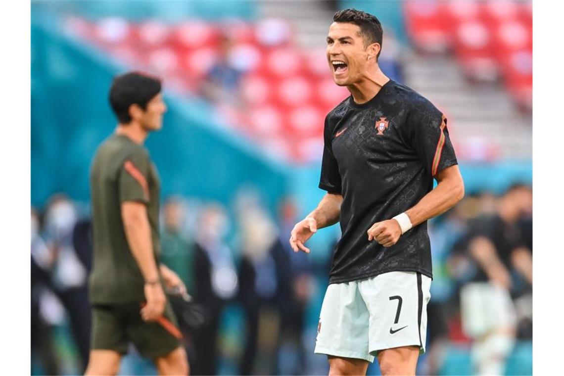 Cristiano Ronaldo spielt seine fünfte EM. Foto: Robert Michael/dpa-Zentralbild/dpa