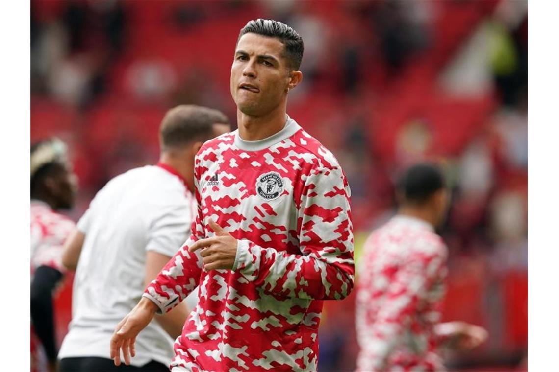 Cristiano Ronaldo stand bei seinem Comeback für Manchester United in der Startelf. Foto: Martin Rickett/PA Wire/dpa