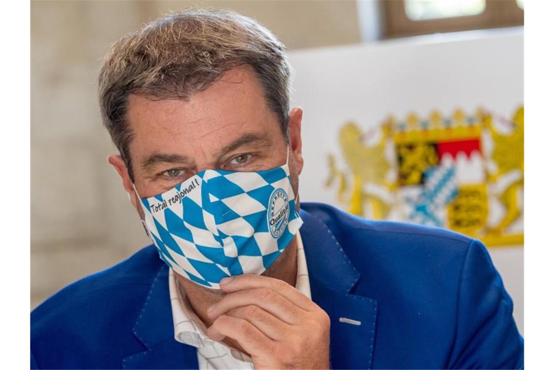 CSU-Chef Markus Söder bekräftigt, dass er in Bayern bleiben möchte. Foto: Peter Kneffel/dpa