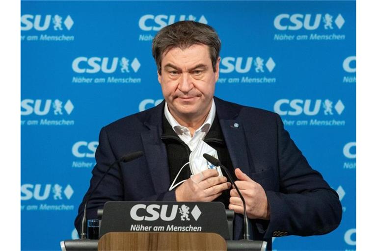 CSU-Chef Markus Söder: „Nach dem deutschen Verordnungsrecht gäbe es die Möglichkeit, in solchen Notfällen auch zu akquirieren“. Foto: Peter Kneffel/dpa
