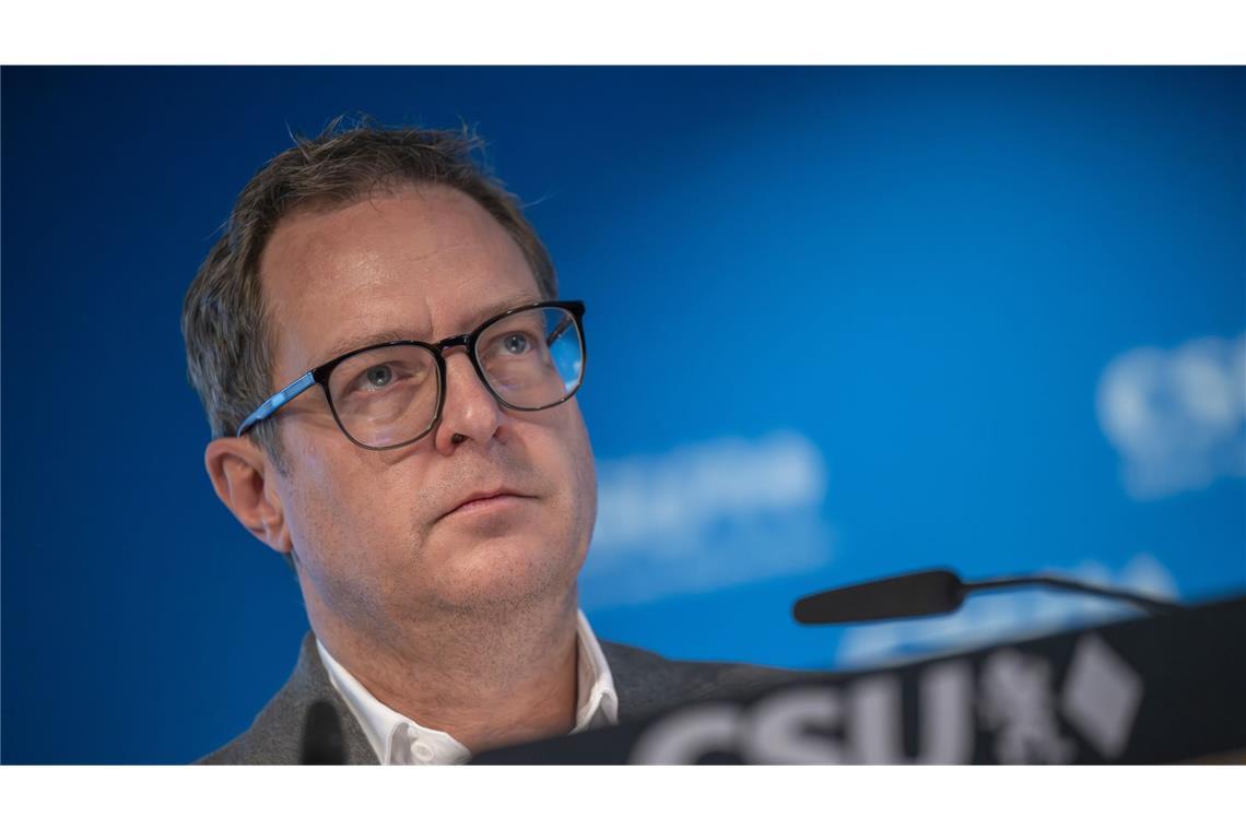 CSU-Generalsekretär Martin Huber: „Nötige Reformen auf den Weg bringen“.